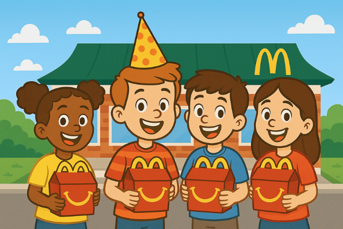 McDonald's feestje